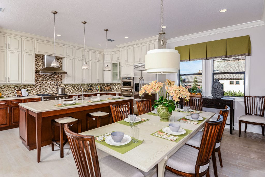 an interior kitchen by sabal homes; new development in simpsonville sc; cothran properties